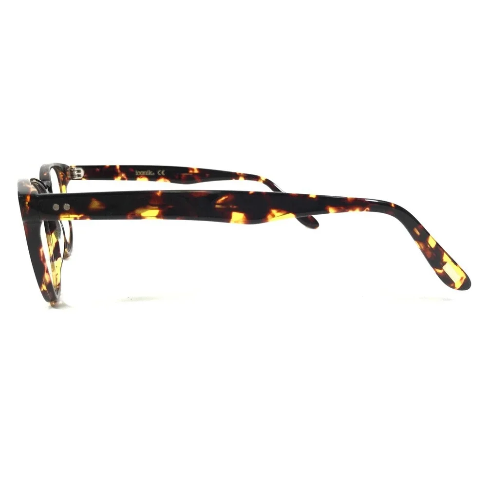Iconik Eyeglasses Frames Kaylen C02 Brown Tortoise Square Full Rim 49-19-145